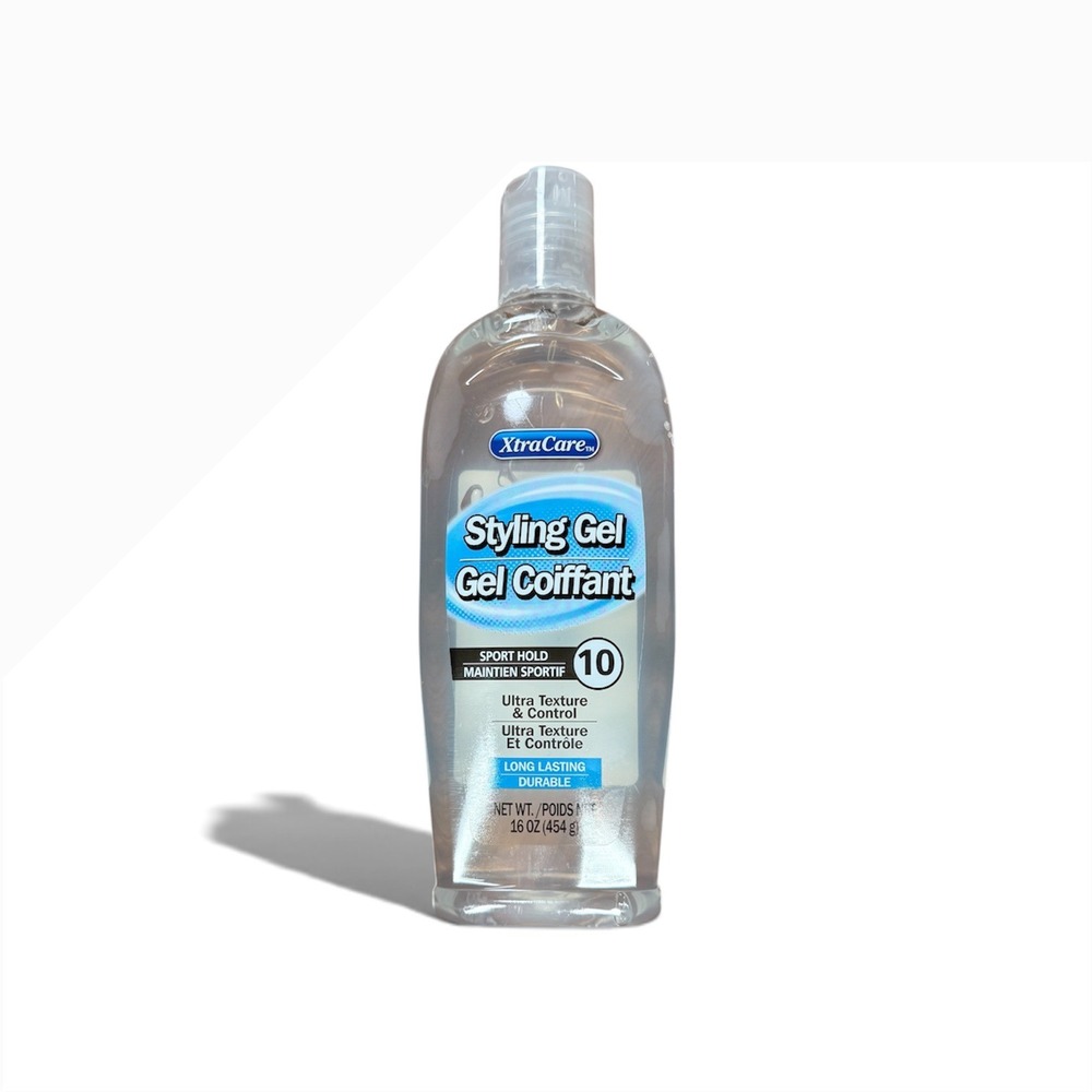 XtraCare Sport Hold 10 Styling Gel 16 oz Ultra Texture Long Lasting Hair Gel